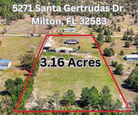5271 Santa Gertrudas Dr, Milton, FL 32583