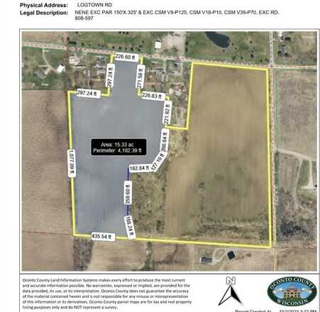LOGTOWN Road, OCONTO, WI 54153
