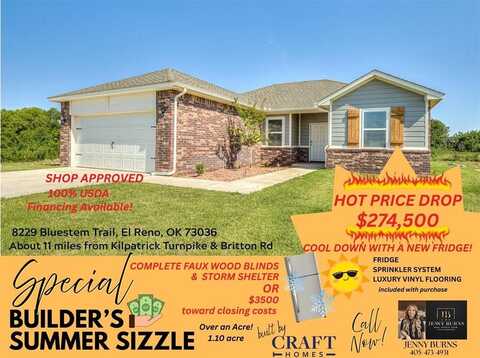 8229 Bluestem Trail, El Reno, OK 73036