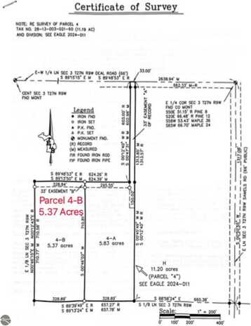DEAL ROAD, WILLIAMSBURG, MI 49690