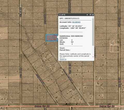0 53rd Street NW, Rio Rancho, NM 87144