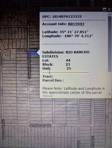 Columbine Road NE, Rio Rancho, NM 87144