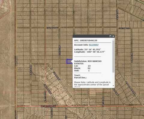 0 56th Street NW, Rio Rancho, NM 87144