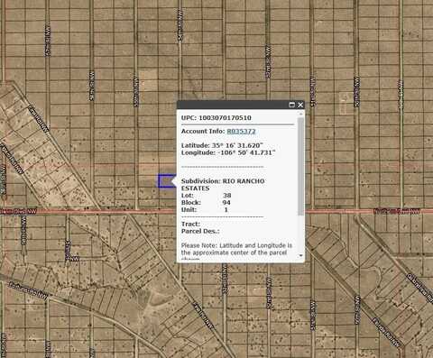 0 54th Street NW, Rio Rancho, NM 87144