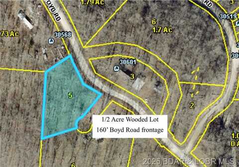 Half Acre Boyd Drive, Gravois Mills, MO 65037