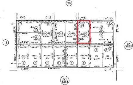 0 W 110th St W and Avenue C14, Lancaster, CA 93536