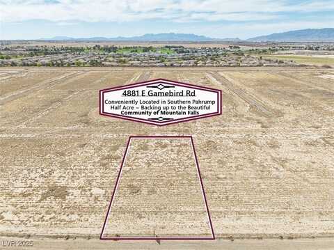 4881 E Gamebird Road, Pahrump, NV 89048