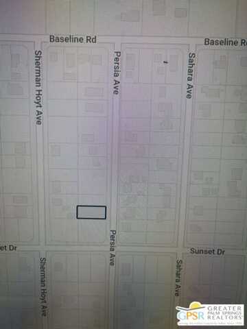0 Persia Ave, TWENTY-NINE PALMS, CA 92277