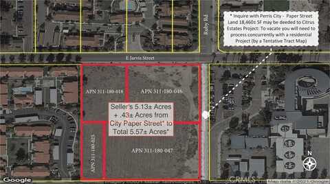 0 Between Dale and Jarvis, Perris, CA 92571