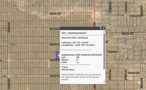 Xxx 4th Avenue SW, Rio Rancho, NM 87124