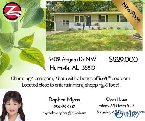 3409 Angora Drive NW, Huntsville, AL 35810