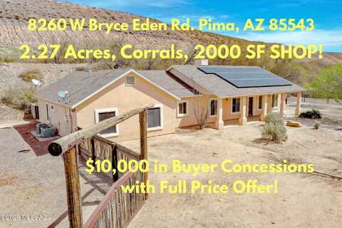 8260 Bryce-Eden Road, Pima, AZ 85543