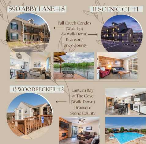 590,11,13 Abby Ln, Scenic Ct, Woodpecker Lane, Branson, MO 65616