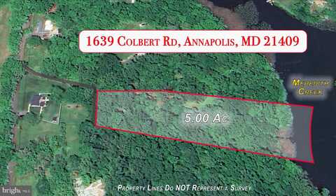 1639 COLBERT ROAD, ANNAPOLIS, MD 21409
