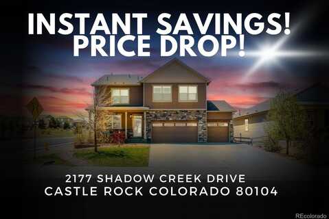 2177 Shadow Creek Drive, Castle Rock, CO 80104