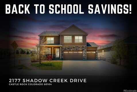 2177 Shadow Creek Drive, Castle Rock, CO 80104