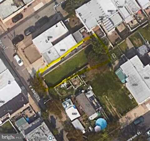 2635 E ALBERT STREET, PHILADELPHIA, PA 19125