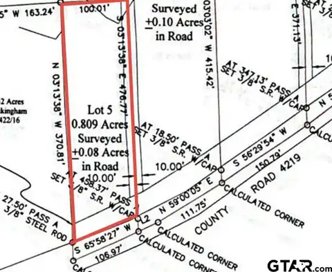 TBD CR 4209 - Lot 5, Jacksonville, TX 75766