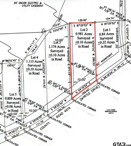 TBD CR 4209 - Lot 2, Jacksonville, TX 75766