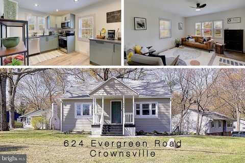 624 EVERGREEN ROAD, CROWNSVILLE, MD 21032