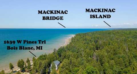 1639 W Pines Trail, Pointe Aux Pins, MI 49775