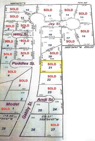 0 GABBY STREET LOT 21, Croswell, MI 48422