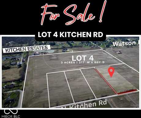 Lot 4 N Kitchen Road, Mooresville, IN 46158