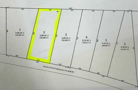Lot 2 Dale County Rd 576, Headland, AL 36345