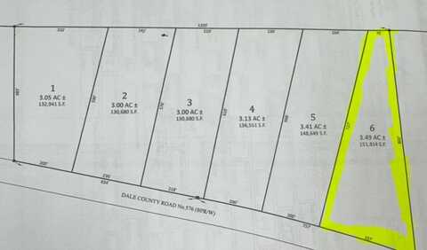 Lot 6 Dale County Rd 576, Headland, AL 36345