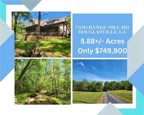7350 Banks Mill Road, Douglasville, GA 30135