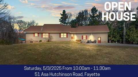 51 Asa Hutchinson Road, Fayette, ME 04349