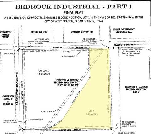 1001 S Downey St, WestBranch, IA 52358