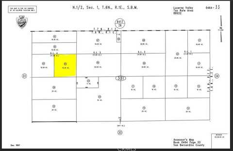 0 Harrod Parcel #0464-331-04 Road, Lucerne Valley, CA 92356