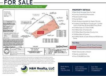 0 Country Creek Road, White, GA 30184