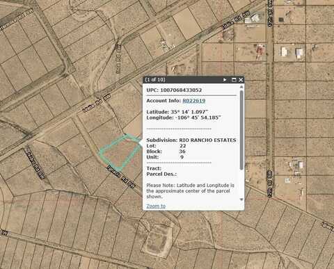 Ignacio Road SW, Rio Rancho, NM 87124