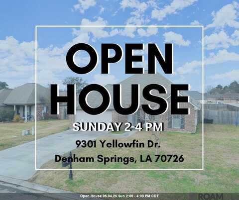 9301 Yellowfin Dr, Denham Springs, LA 70726