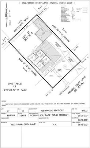 Friars Court, SPRING, TX 77379