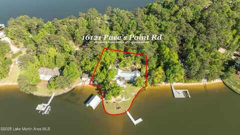 16121 Paces Point Rd, Dadeville, AL 36853