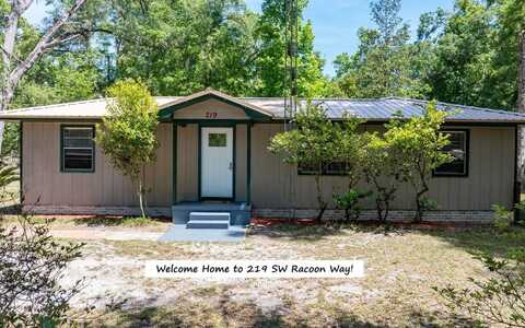 219 SW RACCOON WAY, Fort White, FL 32038