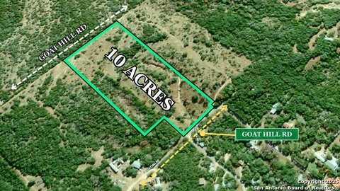 Lot 2 - Goat Hill Rd, Pipe Creek, TX 78063