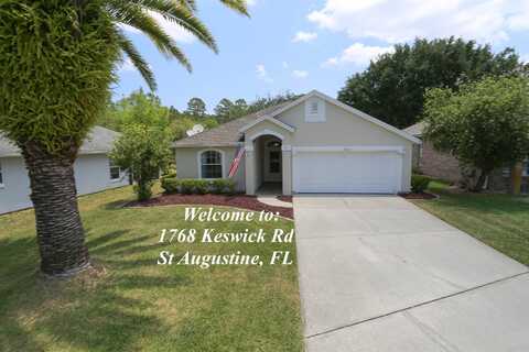1768 KESWICK ROAD, Saint Augustine, FL 32084