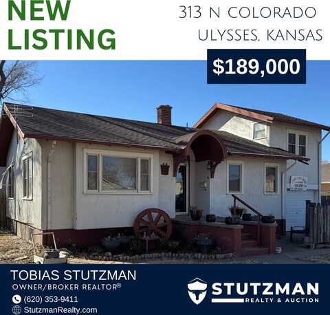 313 North Colorado, Ulysses, KS 67880