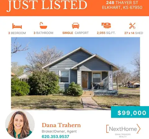 248 Thayer Street, Elkhart, KS 67950