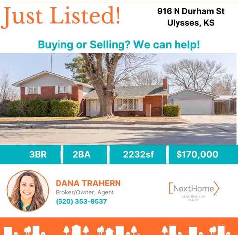 916 North Durham Street, Ulysses, KS 67880