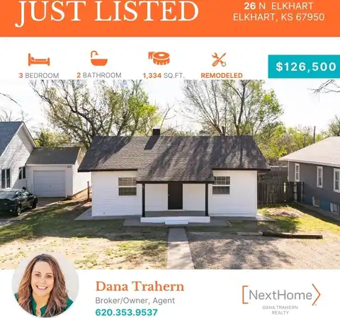 26 North Elkhart, Elkhart, KS 67950