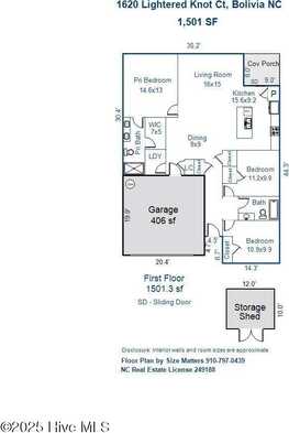1620 Lightered Knot Court, Bolivia, NC 28422