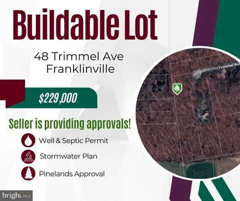 48 TRIMMEL AVENUE, FRANKLINVILLE, NJ 08322