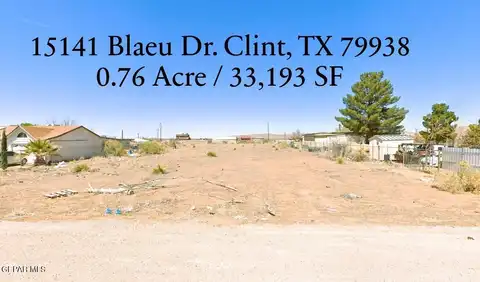 15141 Blaeu Drive, El Paso, TX 79938