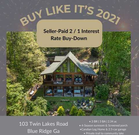 103 Twin Lakes Road, Blue Ridge, GA 30513
