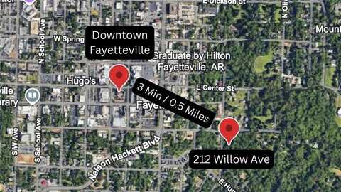 212 S Willow AVE, Fayetteville, AR 72701